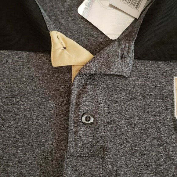 New NHL Vegas Golden Knights Gray Polo Golf Shirt Size XL NWT New with Tags - Picture 6 of 7